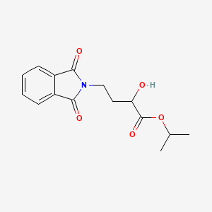 molecular formula C15H17NO5 B13012802 Isopropyl 4-(1,3-dioxoisoindolin-2-yl)-2-hydroxybutanoate 