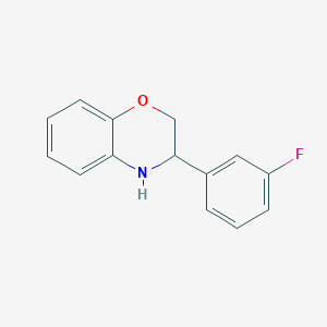 3-(3-Fluorophenyl)-3,4-dihydro-2H-benzo[b][1,4]oxazine