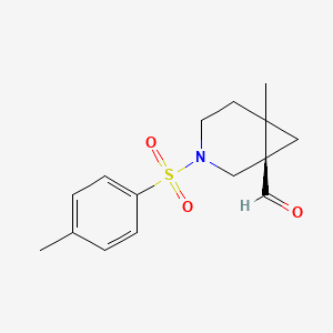 (1R)-6-Methyl-3-tosyl-3-azabicyclo[4.1.0]heptane-1-carbaldehyde