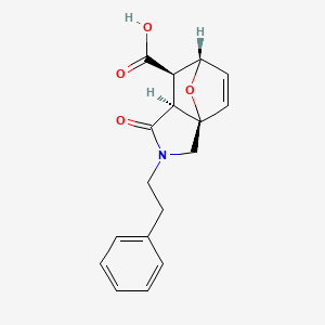 (3aR,6S,7R,7aS)-rel-1-Oxo-2-phenethyl-1,2,3,6,7,7a-hexahydro-3a,6-epoxyisoindole-7-carboxylic acid