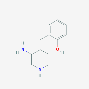 2-((3-Aminopiperidin-4-yl)methyl)phenol