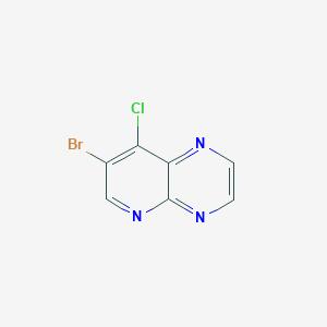 7-Bromo-8-chloropyrido[2,3-b]pyrazine