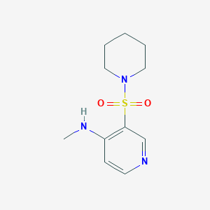 N-Methyl-3-(piperidin-1-ylsulfonyl)pyridin-4-amine