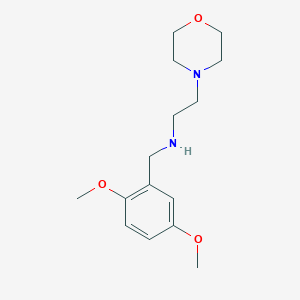 molecular formula C15H24N2O3 B1301294 (2,5-Dimethoxy-benzyl)-(2-morpholin-4-yl-ethyl)-amine CAS No. 797027-75-9