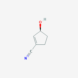 (S)-3-Hydroxycyclopent-1-ene-1-carbonitrile