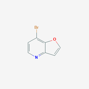 molecular formula C7H4BrNO B13012966 7-Bromofuro[3,2-b]pyridine 