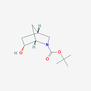 molecular formula C11H19NO3 B13012971 (1S,4S,6R)-tert-Butyl 6-hydroxy-2-azabicyclo[2.2.1]heptane-2-carboxylate 