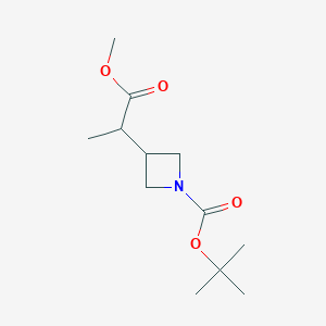 t-Butyl 3-[1-(methoxycarbonyl)ethyl]azetidine-1-carboxylate