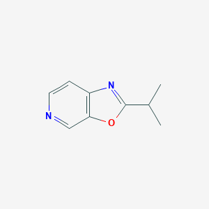 molecular formula C9H10N2O B13012993 2-Isopropyloxazolo[5,4-c]pyridine 