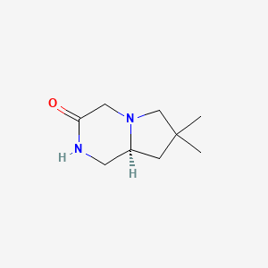 (S)-7,7-Dimethylhexahydropyrrolo[1,2-a]pyrazin-3(4H)-one