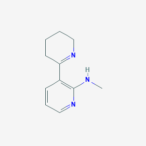 molecular formula C11H15N3 B13013042 N-Methyl-3,4,5,6-tetrahydro-[2,3'-bipyridin]-2'-amine 