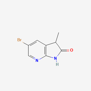 5-Bromo-3-methyl-1,3-dihydro-2H-pyrrolo[2,3-b]pyridin-2-one