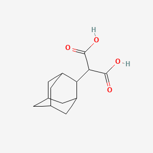 molecular formula C13H18O4 B13013080 2-Adamantan-malonic acid 