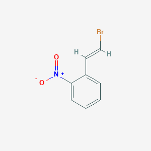 molecular formula C8H6BrNO2 B13013082 (E)-1-(2-Bromovinyl)-2-nitrobenzene 