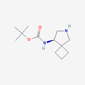 tert-butyl N-[(8R)-6-azaspiro[3.4]octan-8-yl]carbamate