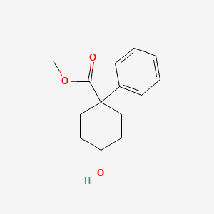 Methyl 4-hydroxy-1-phenylcyclohexanecarboxylate