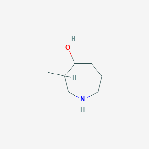 molecular formula C7H15NO B13013148 3-Methylazepan-4-ol 