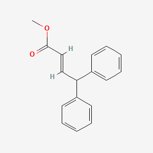 molecular formula C17H16O2 B13013184 (E)-Methyl 4,4-diphenylbut-2-enoate 