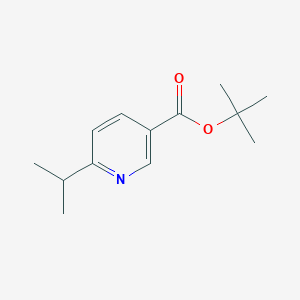 molecular formula C13H19NO2 B13013202 tert-Butyl 6-isopropylnicotinate 