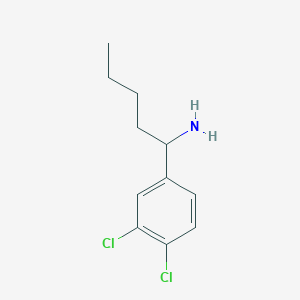 1-(3,4-Dichlorophenyl)pentylamine