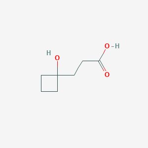 3-(1-Hydroxycyclobutyl)propanoic acid