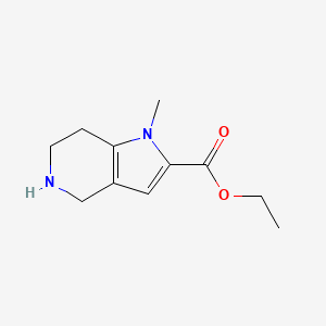 Ethyl 1-methyl-4,5,6,7-tetrahydro-1H-pyrrolo[3,2-c]pyridine-2-carboxylate