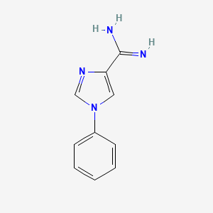 1-Phenyl-1H-imidazole-4-carboximidamide