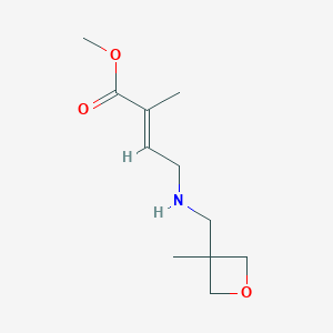 Methyl2-methyl-4-{[(3-methyloxetan-3-yl)methyl]amino}but-2-enoate