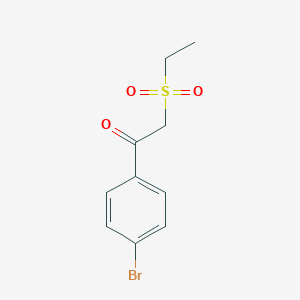 1-(4-Bromophenyl)-2-(ethylsulfonyl)ethanone