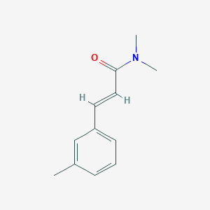 molecular formula C12H15NO B13013401 (E)-N,N-Dimethyl-3-(m-tolyl)acrylamide 