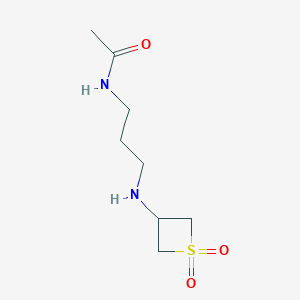 N-(3-((1,1-Dioxidothietan-3-yl)amino)propyl)acetamide