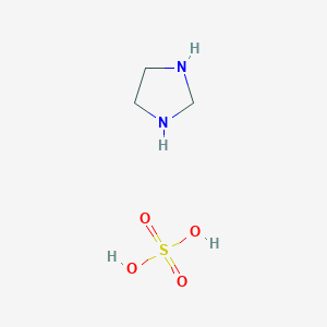 molecular formula C3H10N2O4S B13013421 Imidazolidine sulfate 