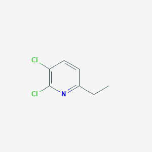 molecular formula C7H7Cl2N B13013443 2,3-Dichloro-6-ethylpyridine 