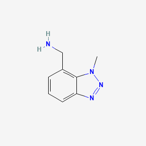 (1-Methyl-1H-benzo[d][1,2,3]triazol-7-yl)methanamine