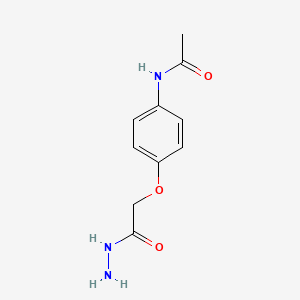 molecular formula C10H13N3O3 B1301353 N-[4-(2-hydrazino-2-oxoethoxy)phenyl]acetamide CAS No. 75129-75-8
