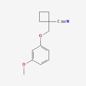 1-((3-Methoxyphenoxy)methyl)cyclobutanecarbonitrile