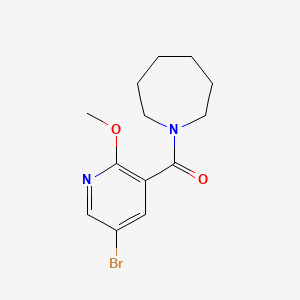 Azepan-1-yl(5-bromo-2-methoxypyridin-3-yl)methanone