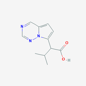 3-Methyl-2-(pyrrolo[2,1-f][1,2,4]triazin-7-yl)butanoicacid