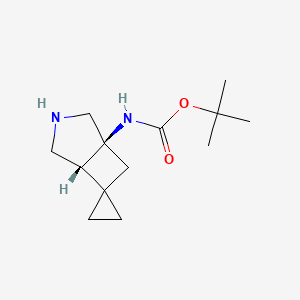 tert-Butyl ((1S,5R)-3-azaspiro[bicyclo[3.2.0]heptane-6,1'-cyclopropan]-1-yl)carbamate