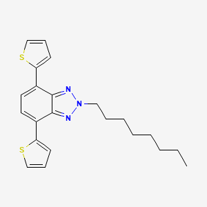 2-Octyl-4,7-di(thiophen-2-yl)-2H-benzo[d][1,2,3]triazole