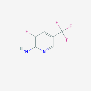 3-Fluoro-N-methyl-5-(trifluoromethyl)pyridin-2-amine