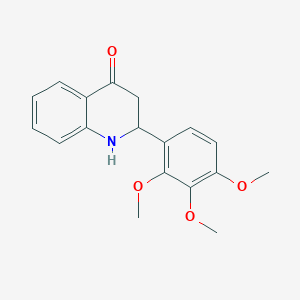 2-(2,3,4-Trimethoxyphenyl)-2,3-dihydroquinolin-4(1H)-one