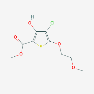 Methyl 4-chloro-3-hydroxy-5-(2-methoxyethoxy)thiophene-2-carboxylate