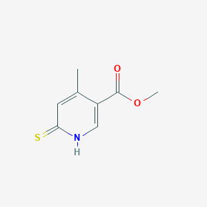 Methyl 6-mercapto-4-methylnicotinate