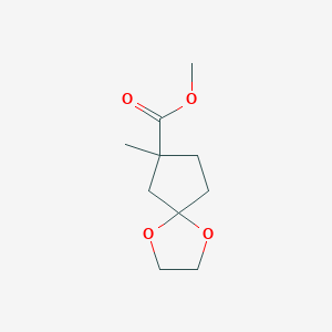 Methyl7-methyl-1,4-dioxaspiro[4.4]nonane-7-carboxylate