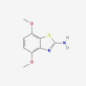 molecular formula C9H10N2O2S B1301393 4,7-Dimethoxy-1,3-benzothiazol-2-amine CAS No. 67617-99-6