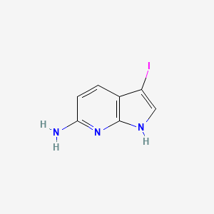 3-iodo-1H-pyrrolo[2,3-b]pyridin-6-amine