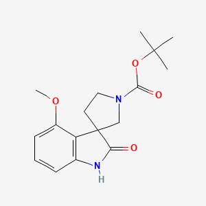 tert-Butyl 4-methoxy-2-oxospiro[indoline-3,3'-pyrrolidine]-1'-carboxylate