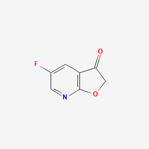 5-Fluorofuro[2,3-b]pyridin-3(2H)-one