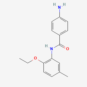 4-Amino-N-(2-ethoxy-5-methylphenyl)benzamide